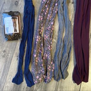 Bundle of Unique, Colored, and Patterned Tights